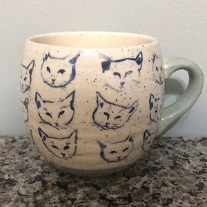 Anthropologie cat mug
